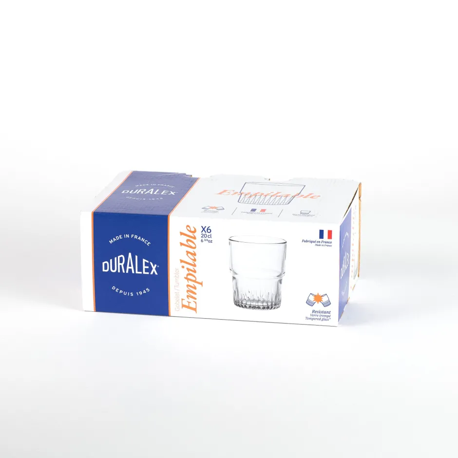 Duralex Professionnels De La Restauration|Verres À Eau>Empilable - Verre Transparent 20cl