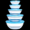 Duralex Kits|Sets>Freshbox - 5 Boites de conservation rondes multi-tailles
