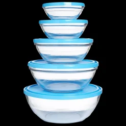 Duralex Kits|Sets>Freshbox - 5 Boites de conservation rondes multi-tailles