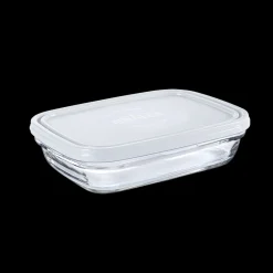 Duralex Professionnels De La Restauration|Boîtes Rectangulaires>Freshbox - Boite de conservation rectangulaire couvercle blanc 80cl