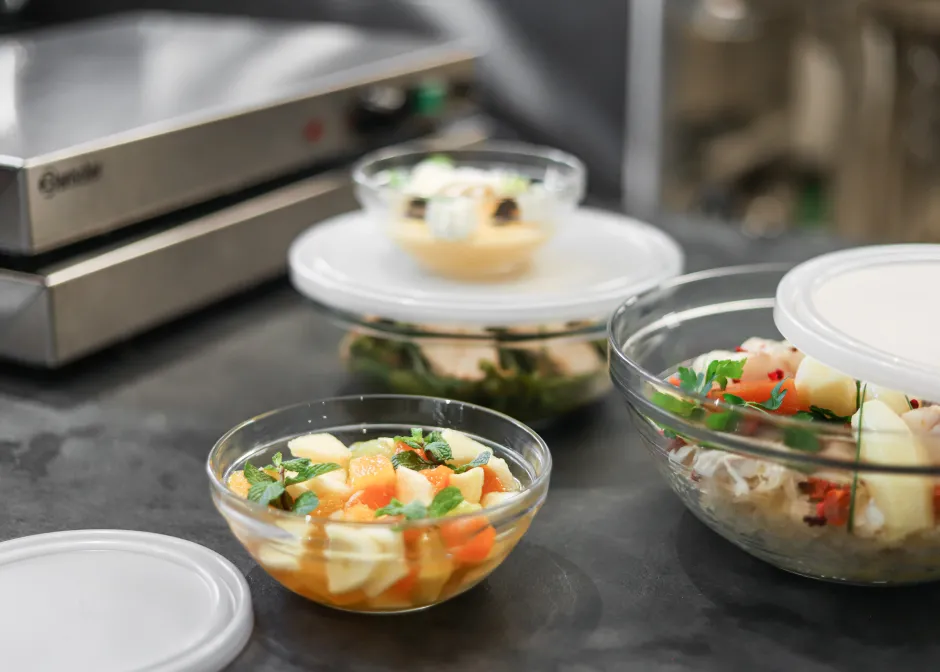 Duralex Professionnels De La Restauration|Boîtes Rondes>Freshbox - Boite de conservation ronde couvercle blanc 1,59L