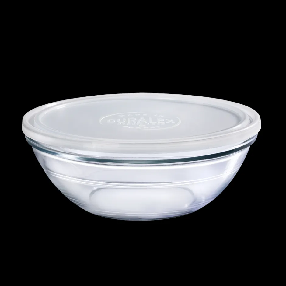 Duralex Professionnels De La Restauration|Boîtes Rondes>Freshbox - Boite de conservation ronde couvercle blanc 2,4L