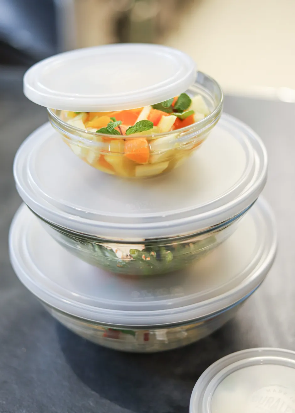 Duralex Professionnels De La Restauration|Boîtes Rondes>Freshbox - Boite de conservation ronde couvercle blanc 2,4L