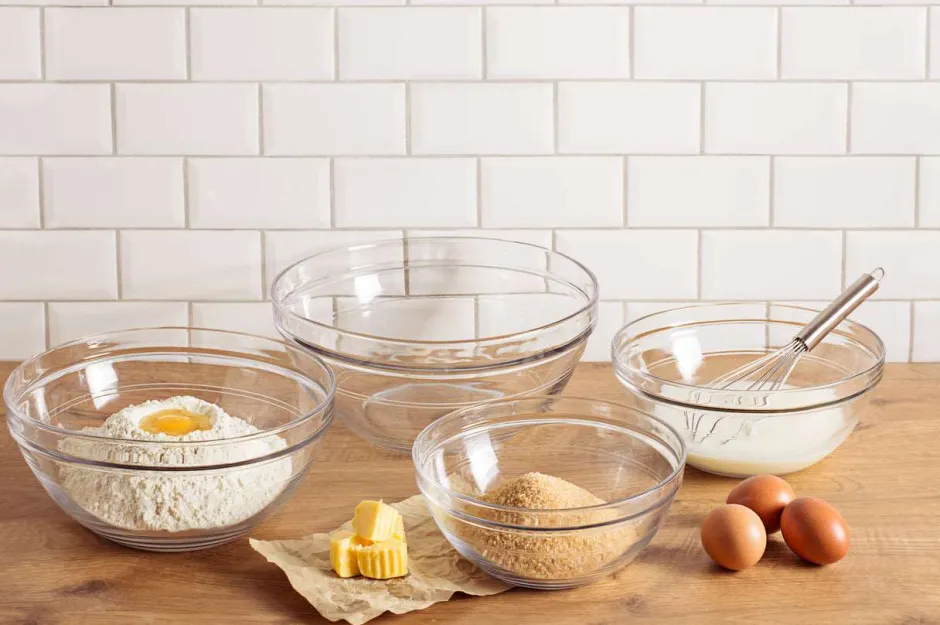 Duralex Professionnels De La Restauration|Saladiers>Le Gigogne - Saladier en verre transparent Empilable 1,59L - 20,5cm