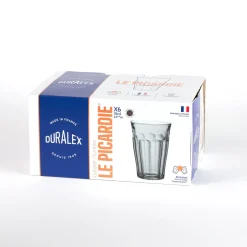 Duralex Professionnels De La Restauration|Verres À Bière>Le Picardie - Verre à eau - Gris 36cl