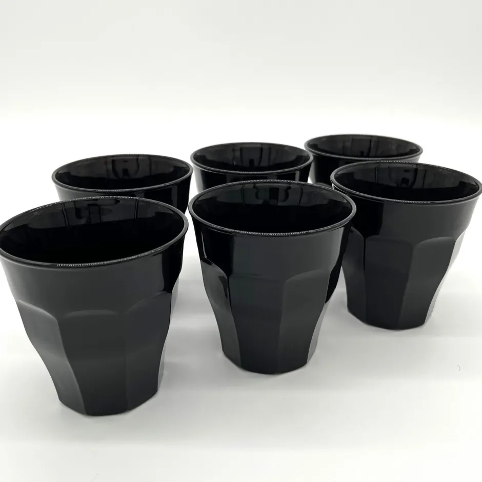 Duralex Professionnels De La Restauration|Verres À Eau>Le Picardie Noir brillant - Verre 25cl