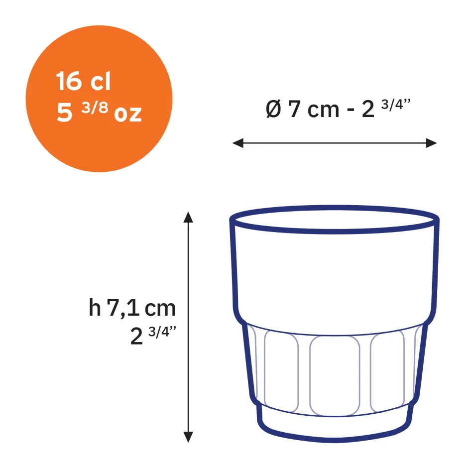 Duralex Professionnels De La Restauration|Verres À Eau>Lola - Verre transparent 16cl