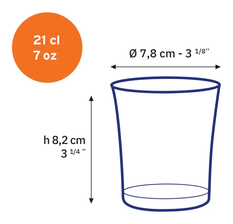 Duralex Professionnels De La Restauration|Verres À Eau>Lys - Verre Saphir 21 cl