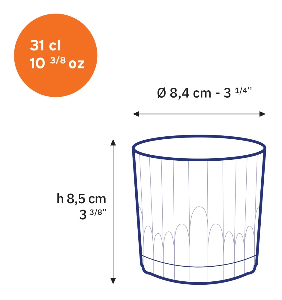 Duralex Professionnels De La Restauration|Verres À Whisky>Manhattan - Verre Transparent 31cl