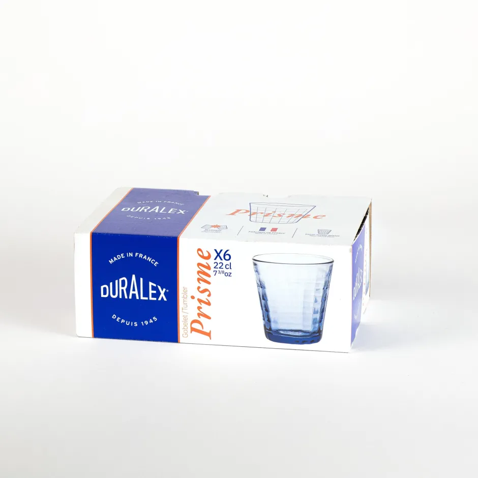 Duralex Professionnels De La Restauration|Verres À Eau>Prisme - Verre Bleu Marine 22cl