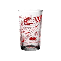 Duralex Verres À Bière|Verres À Eau>Unie - Verre Loire Art Show rouge 33cl