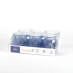 Duralex Professionnels De La Restauration|Mugs>Versailles - Mug en verre Bleu Marine 26 cl