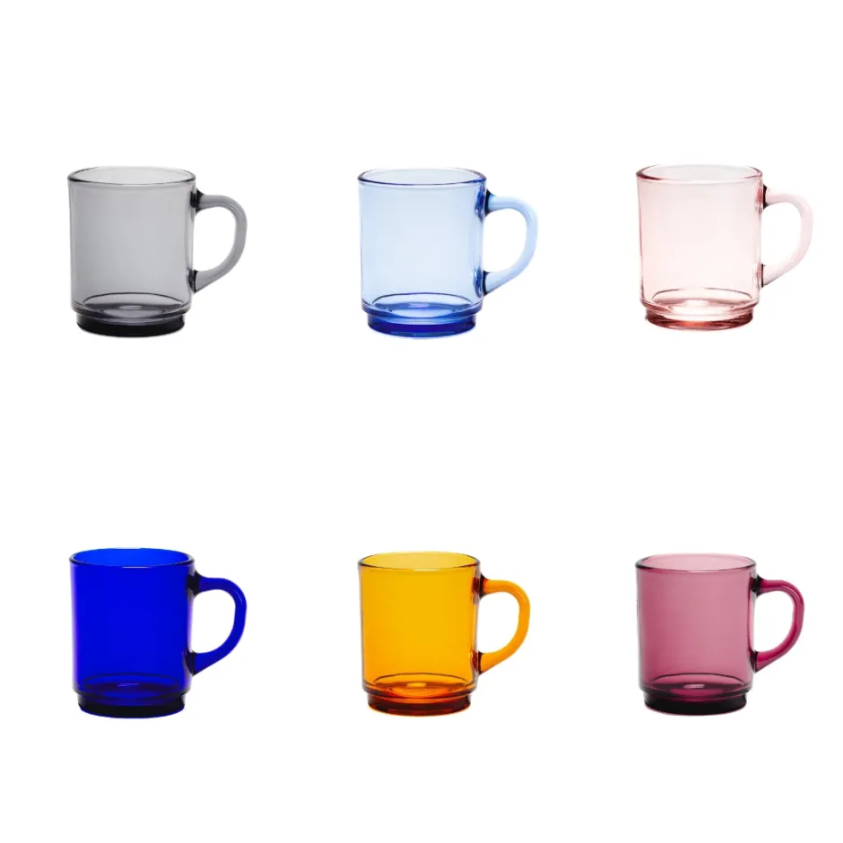 Duralex Professionnels De La Restauration|Tasses>Versailles - Tasse 26cl - Panaché 6 couleurs